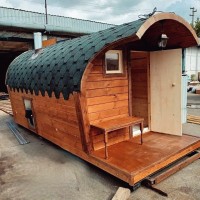 Многослойные бочкообразные бани
